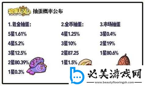 牧羊人之心各抽蛋方法概率概览