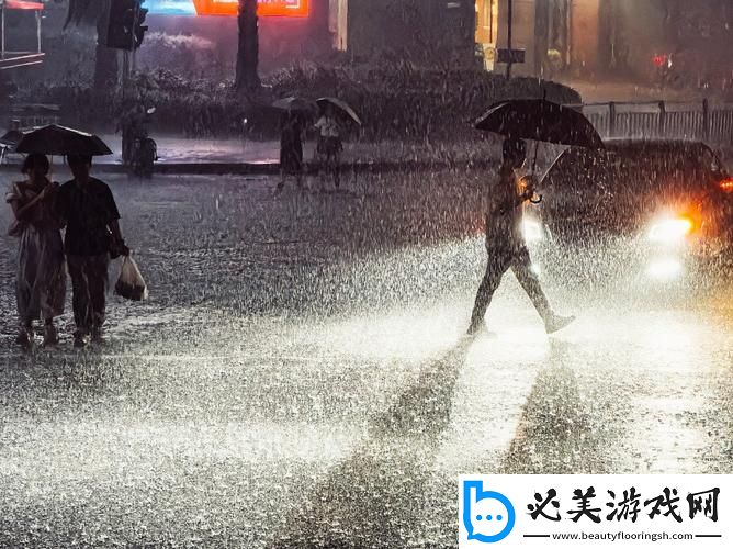 “雨天车站避雨秀